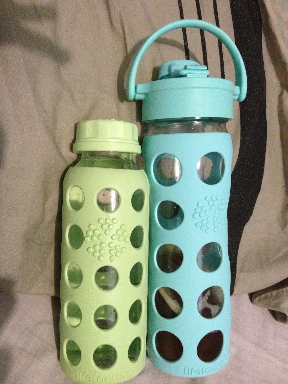 Liv Home Glass Water Bottles by Life Factory